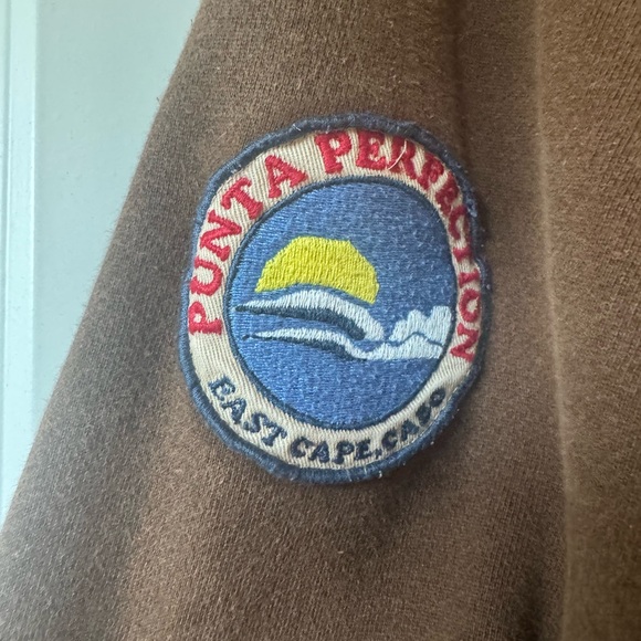 Vintage Hollister Brown Sweatshirt with Punta Perfection Patch - Picture 3 of 4